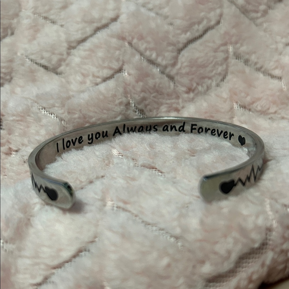 I love you always and forever bracelet
